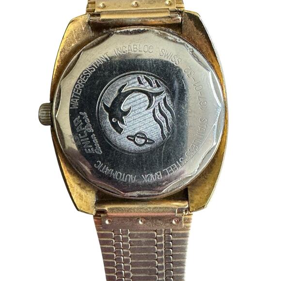 Vintage Enicar Ocean Pearl 167-01-32 Gold Plated Swiss Watch Runs Well Timepiece - Picture 5 of 10